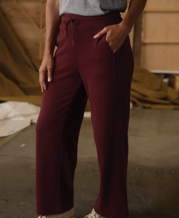 The Normal Brand Puremeso Fleece Wide-Leg Pants – Fawn