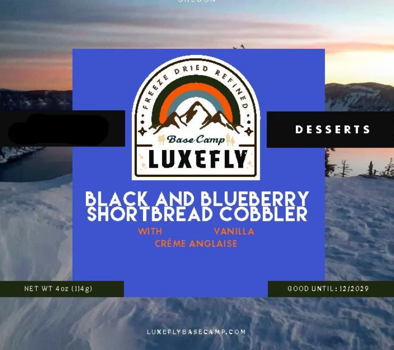 Luxefly Basecamp Meals – Oregon Organic Freeze-Dried Trail Food