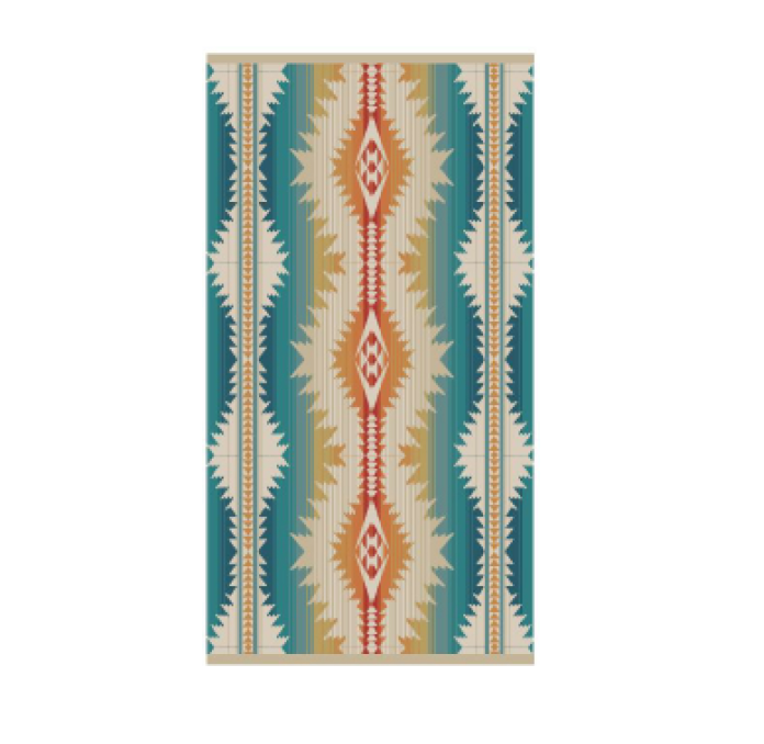 Pendleton Oversized Jacquard Spa Towel - Luxury Cotton Beach & Bath Towel 40x70
