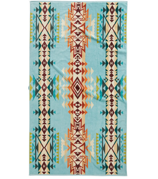 Pendleton Oversized Jacquard Spa Towel - Luxury Cotton Beach & Bath Towel 40x70