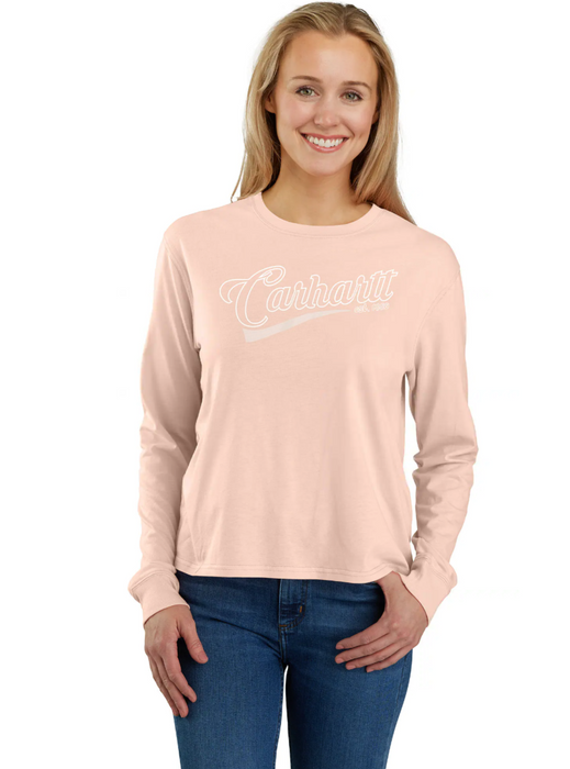 Carhartt Women's TENCEL™ Loose Fit Long-Sleeve Graphic Tee 106574 | Closeout