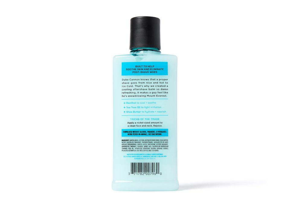 Duke Cannon Ice Cold After-Shave Balm – Cooling Relief, 6 oz.