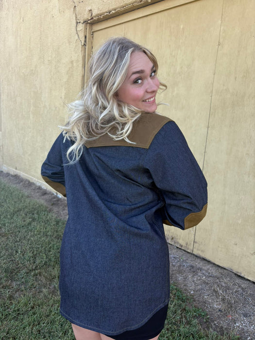 Wrangler x Filson Wild Adventure Shirt - Indigo Collaboration MPN 112370357