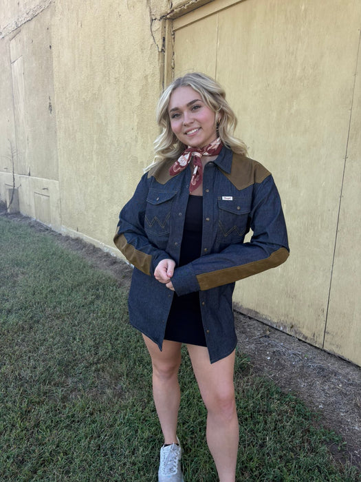 Wrangler x Filson Wild Adventure Shirt - Indigo Collaboration MPN 112370357