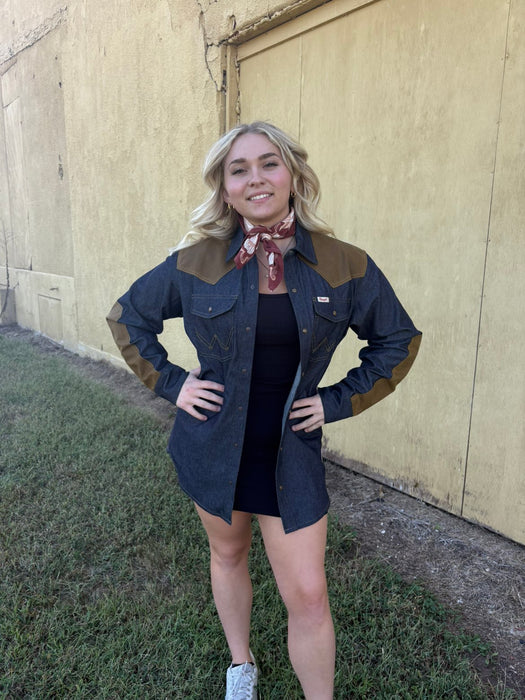 Wrangler x Filson Wild Adventure Shirt - Indigo Collaboration MPN 112370357