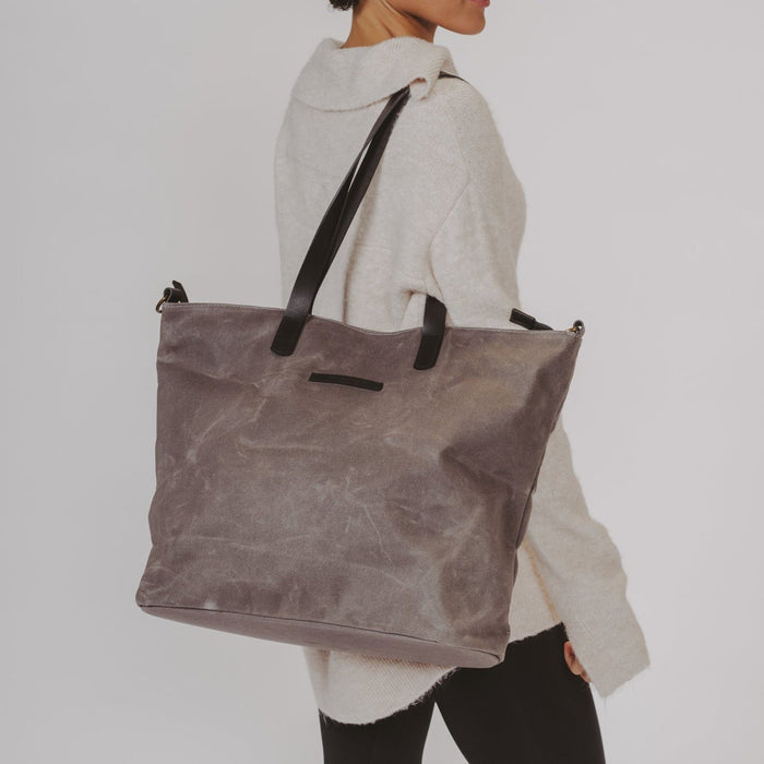 Normal Brand Women's Carry All Waxed Canvas Tote