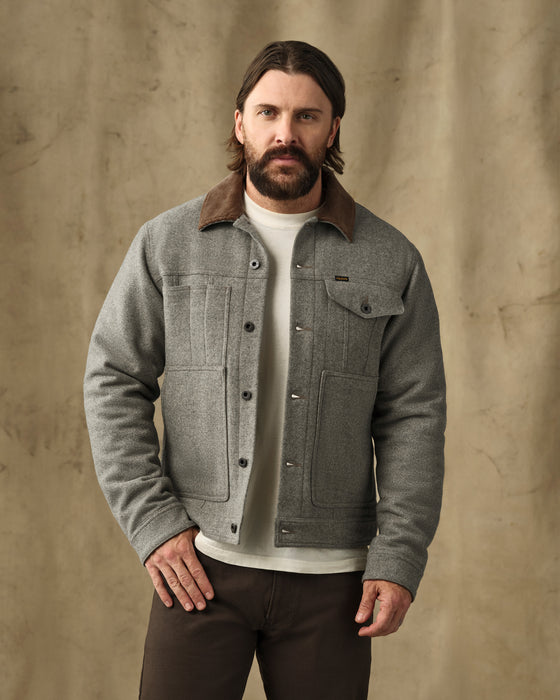 Filson Spokane Insulated Short Cruiser Jacket 20299337 - Premium Wool Blend Winter Workwear
