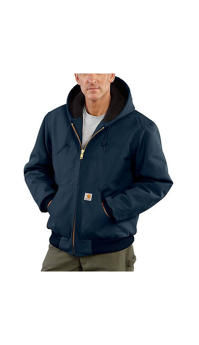 Loose Fit Firm Duck Insulated Flannel-Lined Active Jac J140