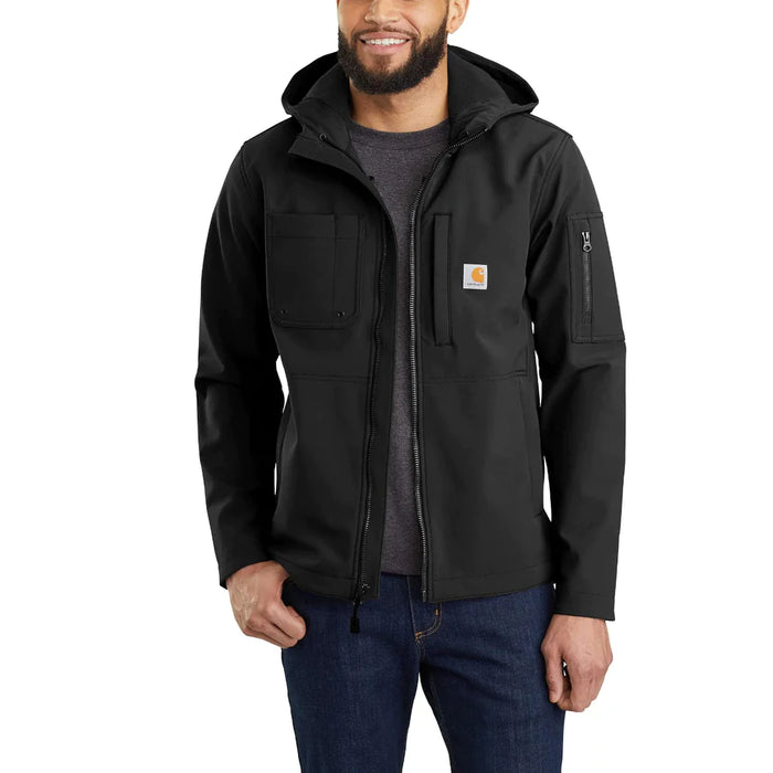 Carhartt Rain Defender Relaxed Fit Midweight Softshell Hooded Jacket 103829