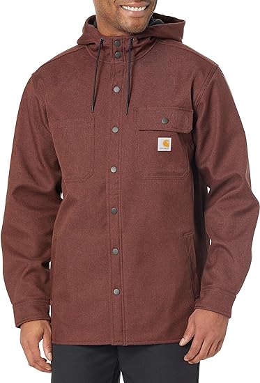 Carhartt Rain Defender Relaxed Fit Hooded Shirt Jac 105022