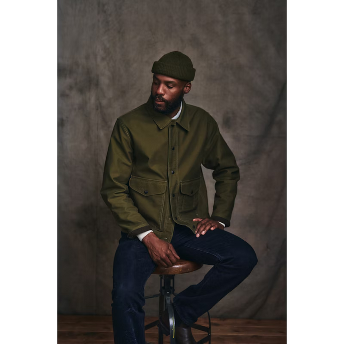 Filson Jungle Cloth Work Jacket Dark Olive | Style 20277934 Filson Jungle Cloth Work Jacket Dark Olive | Style 20277934
