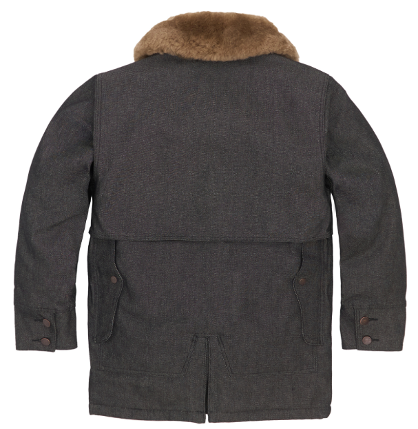 Wrangler x Filson Packer Jacket Black MPN 112370271 - Premium Shearling Collar Workwear