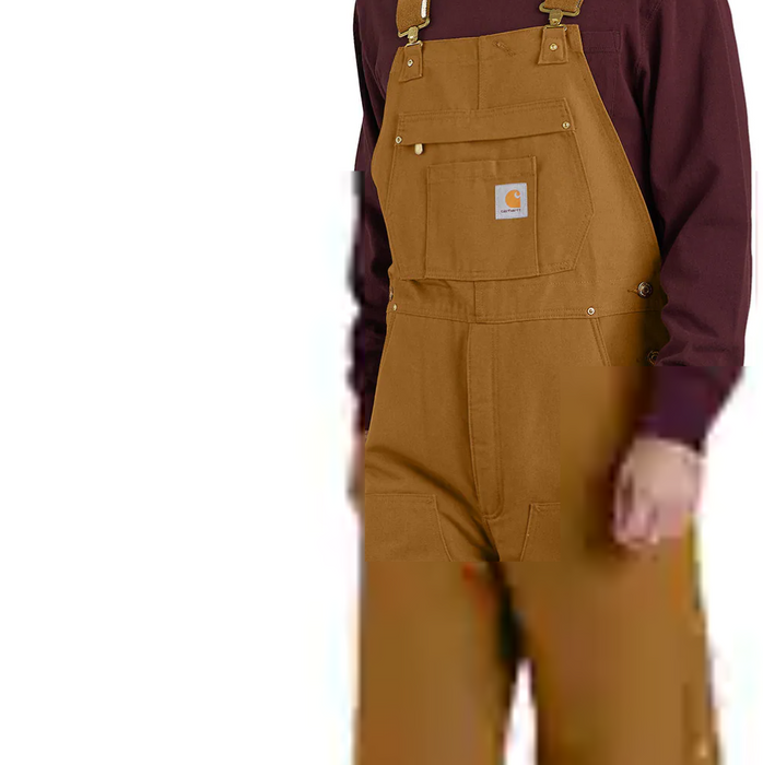 Carhartt Men's Insulated Bib Overalls - Firm Duck Canvas | Level 2 Carhartt Men's Insulated Bib Overalls - Firm Duck Canvas | Level 2