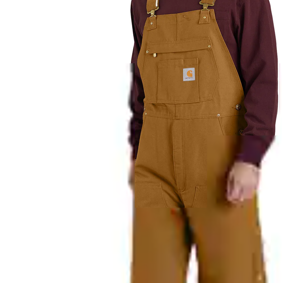 Carhartt Loose Fit Firm Duck Insulated Biberall 104393 — Cranes Country Store 8862