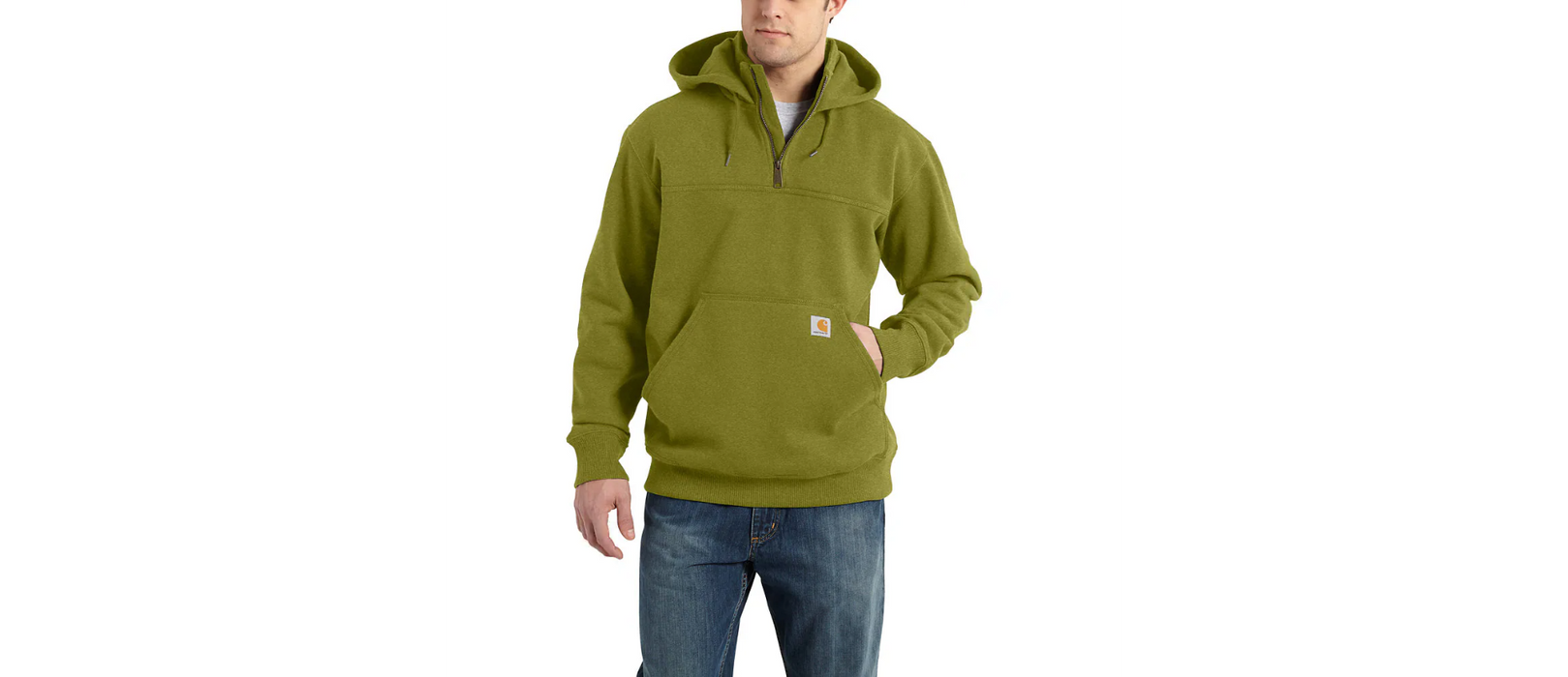 Carhartt Rain Defender Loose Fit Heavyweight Quarter-Zip Hoodie 100617