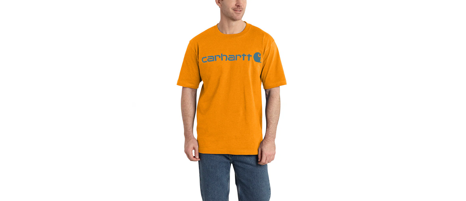 Carhartt Loose Fit Heavyweight Short Sleeve Logo Graphic Tee 100195