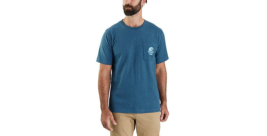 Carhartt Short-Sleeve Pocket Bike Graphic T-Shirt 106147 -Discontinued Color