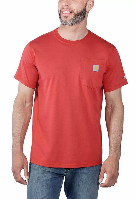 Carhartt Force Relaxed Fit Short Sleeve Pocket T-shirt Out Of Season Dark Colors #104616
