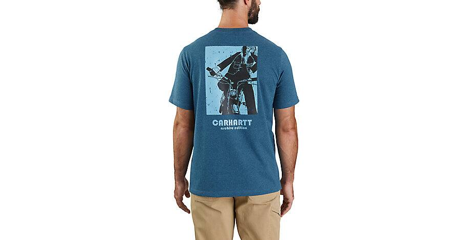 Carhartt Short-Sleeve Pocket Bike Graphic T-Shirt 106147 -Discontinued Color