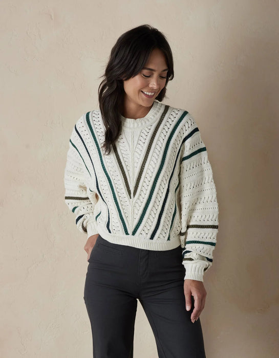 Normal Brand Women's Apres Chevron Sweater