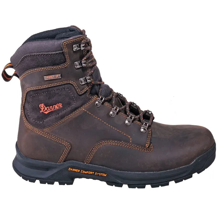 Danner Men's Crafter 12437 Waterproof Work Boots - Brown Nubuck Leather