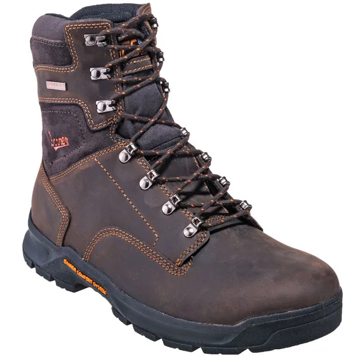 Danner Men's Crafter 12437 Waterproof Work Boots - Brown Nubuck Leather