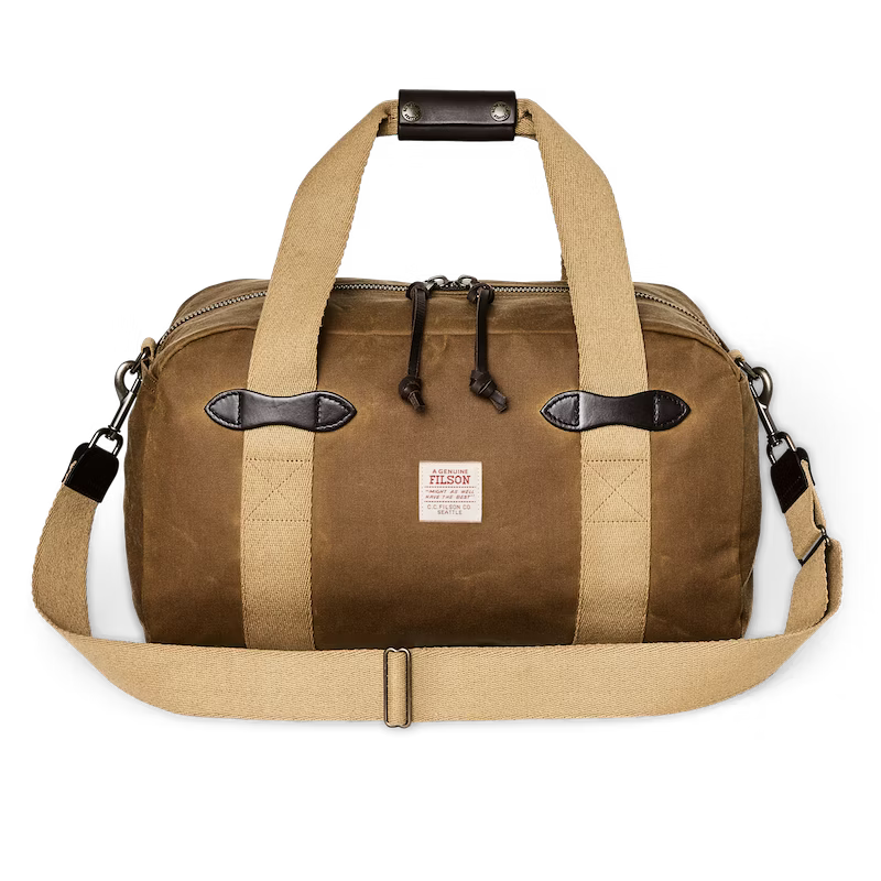 Filson Small Tin Cloth Duffle Bag | Waxed Canvas Travel Bag
