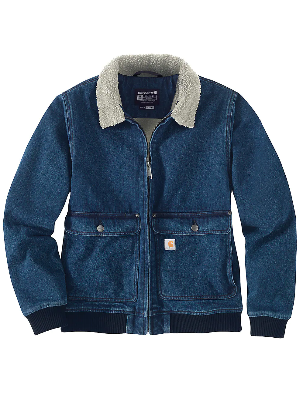 WOMEN'S RUGGED FLEX® RELAXED FIT DENIM SHERPALINED JACKET 2 WARMER