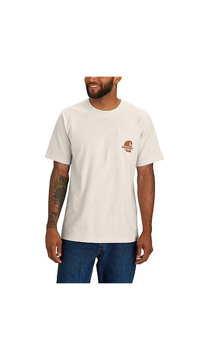 Carhartt Relaxed Fit Heavyweight Short Sleeve Pocket Farm Graphic T-Shirt 106146