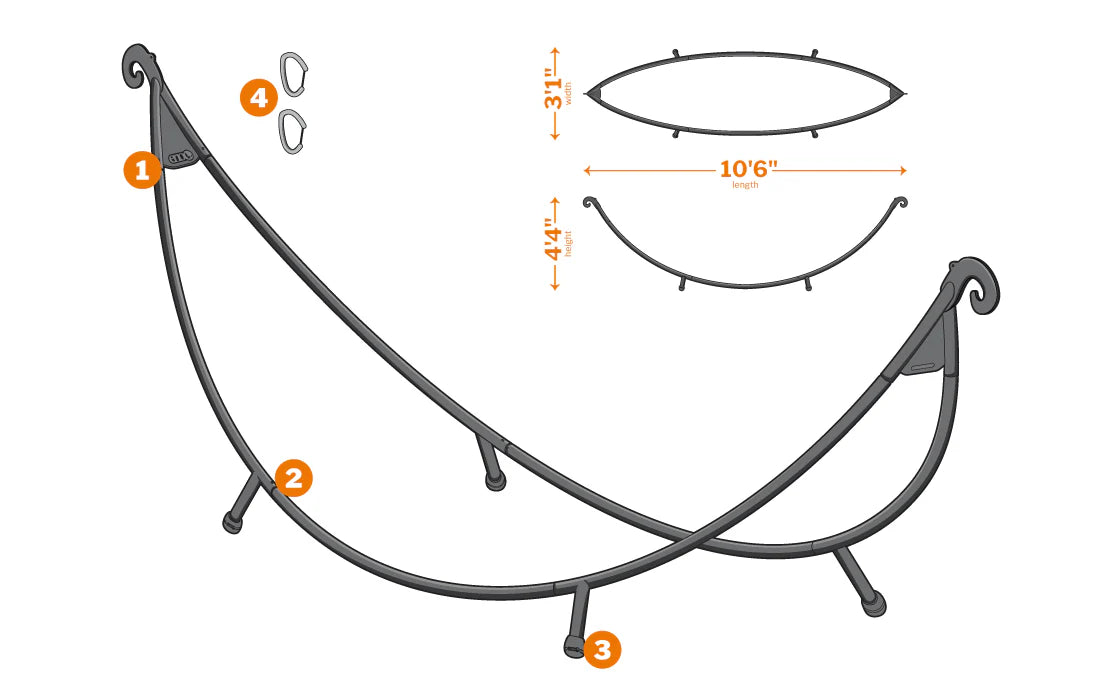 ENO SoloPod Hammock Stand