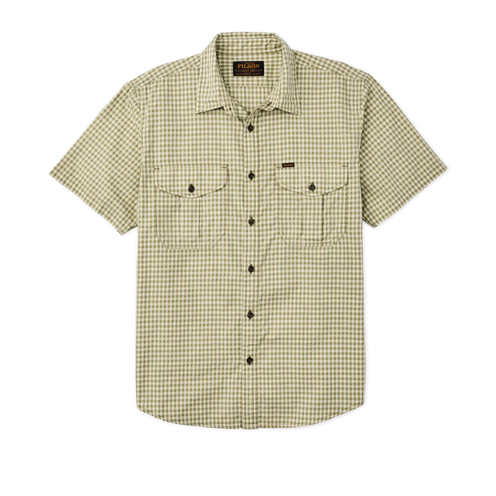 Filson's Washed Short Sleeve Feather Cloth Shirt 20293683