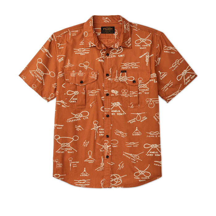 Filson's Washed Short Sleeve Feather Cloth Shirt 20293683