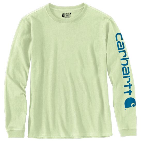 Carhartt Loose Fit Heavyweight Long-Sleeve Logo Sleeve Graphic T-Shirt 103401