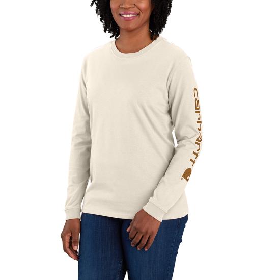 【Carhartt】 LONG-SLEEVE LOGO SLEEVE GRAPHIC T-SHIRT Carhartt Men's Long-sleeve Graphic Logo T-shirt