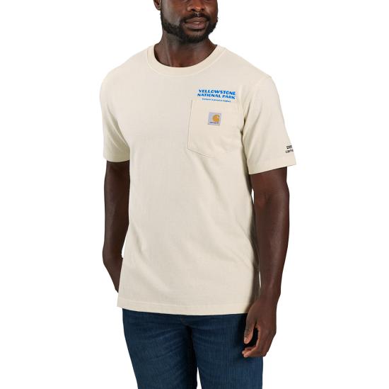 Carhartt Relaxed Fit Heavyweight Short-Sleeve Yellowstone National Park Graphic 106406