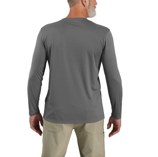 Carhartt Force Sun Defender Lightweight Long-Sleeve Logo Graphic T-Shirt 106164