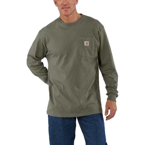 Carhartt Long Sleeve Workwear Crewneck T-Shirt K126