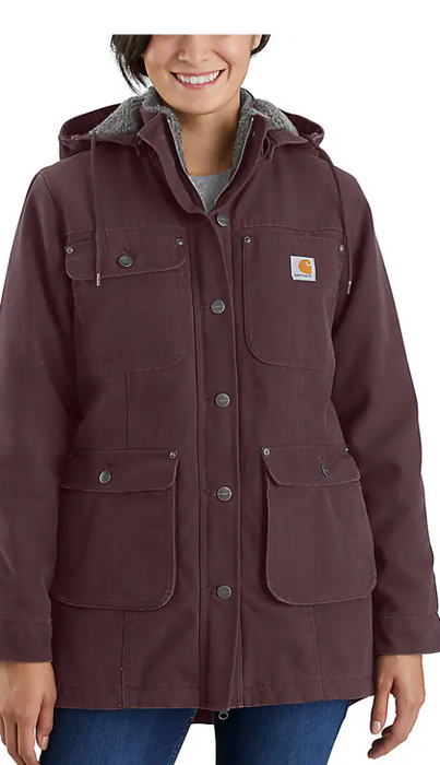 Carhartt Womens Loose Fit Washed Duck Coat 105512