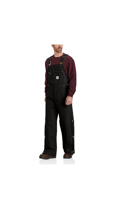 Carhartt Men's Insulated Bib Overalls - Firm Duck Canvas | Level 2 Carhartt Men's Insulated Bib Overalls - Firm Duck Canvas | Level 2