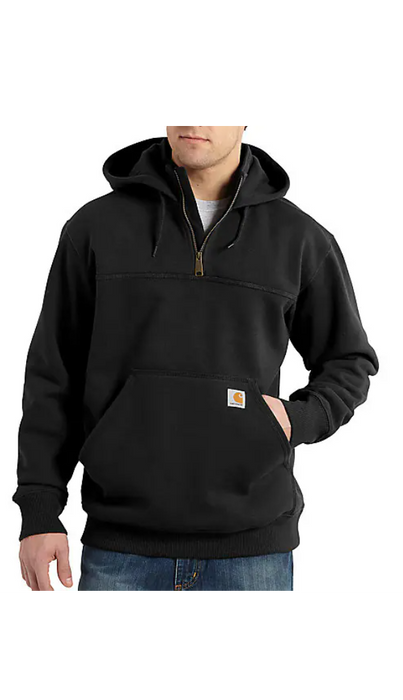 Carhartt Rain Defender Loose Fit Fleece-Lined Logo Graphic Full Zip Hoodie  Men's