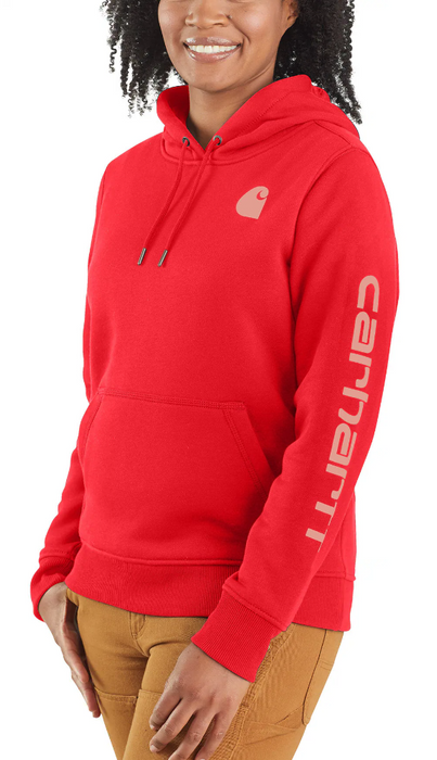 Carhartt women's clarksburg graphic sleeve pullover sweatshir sale