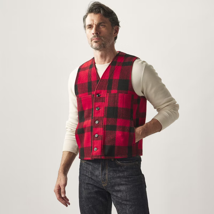 Filson Mackinaw Wool Vest for Men — Crane's Country Store Filson Mackinaw Wool Vest for Men — Crane's Country Store