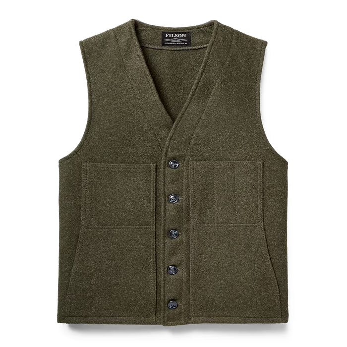 Filson Mackinaw Wool Vest for Men — Crane's Country Store Filson Mackinaw Wool Vest for Men — Crane's Country Store