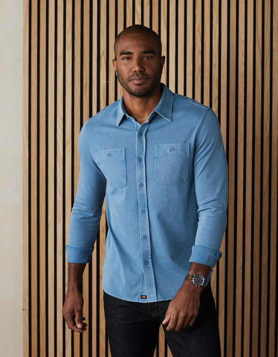 Normal Brand Lennox Jersey Button Up