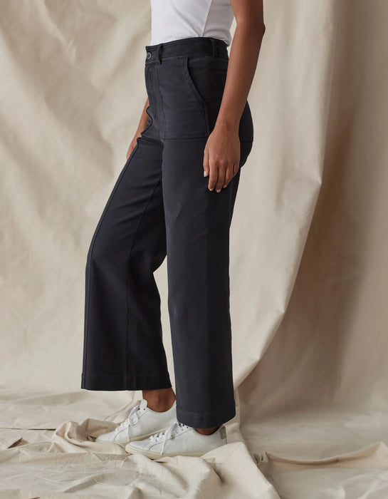 Normal Brand Women's Comfort Terry Wide Leg Crop Pant