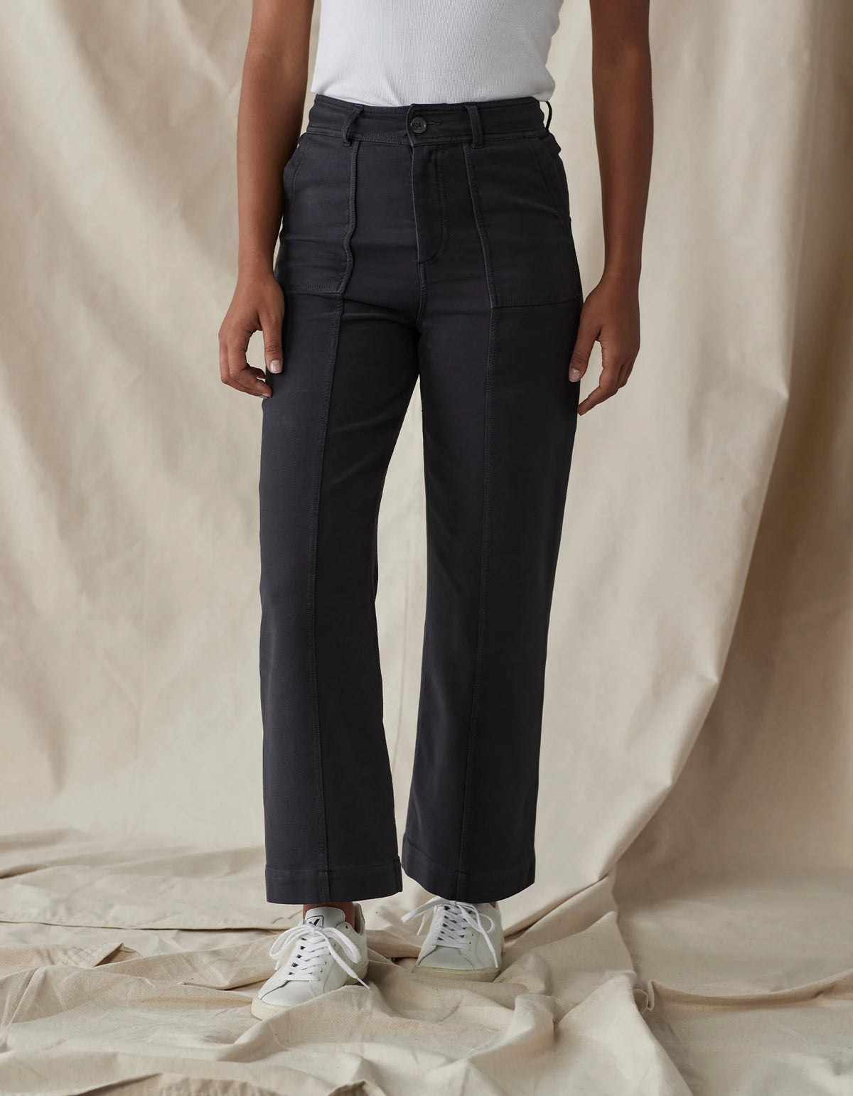 Normal Brand Women's Comfort Terry Wide Leg Crop Pant — Crane's Country ...