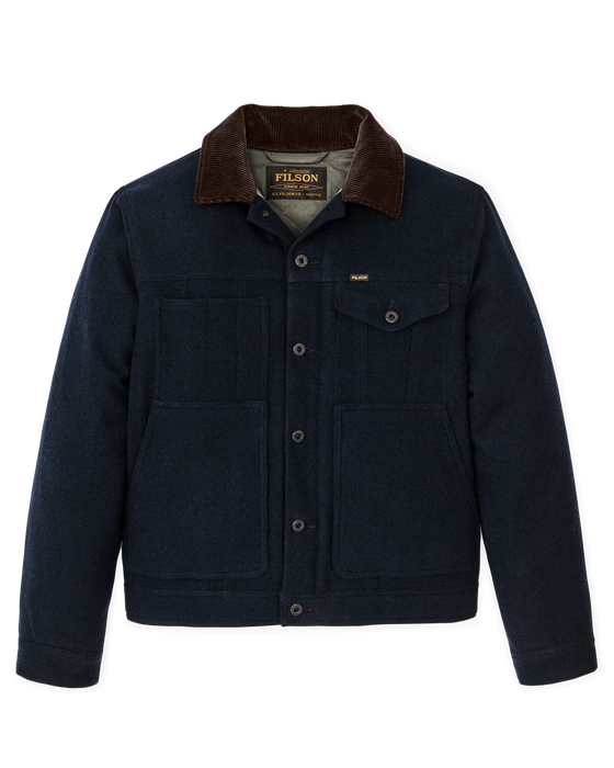 Filson Spokane Insulated Short Cruiser Jacket 20299337 - Premium Wool Blend Winter Workwear