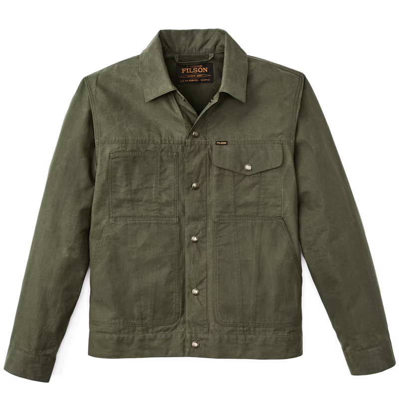Ranger Short Cruiser Jacket - Washable Waxed Cotton Hip-Length