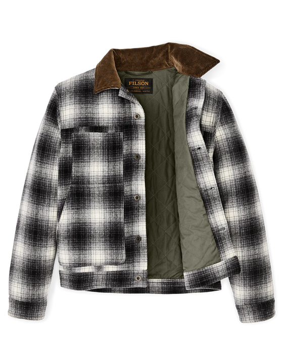 Filson Spokane Insulated Short Cruiser Jacket 20299337 - Premium Wool Blend Winter Workwear