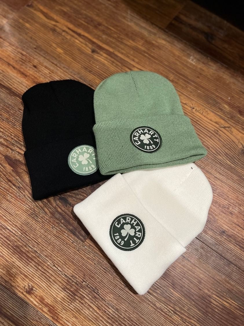 Carhartt Knit Shamrock Patch Beanie 106205 — Crane's Country Store